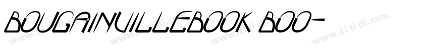 BougainvilleBook Boo字体转换